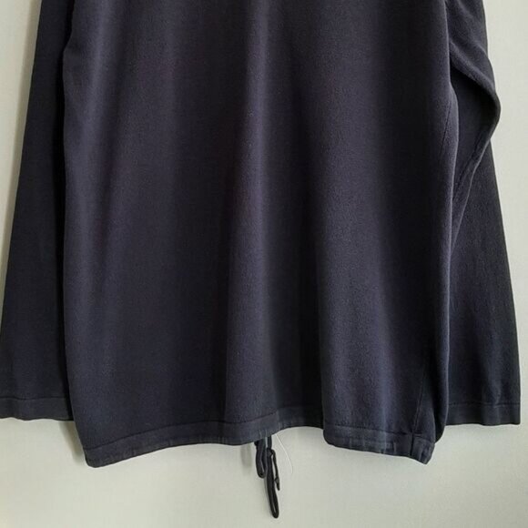 ERIC ALEXANDRE Cardigan Button Down Fine Knit Navy Sz L - Picture 6 of 7